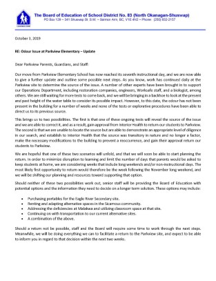 thumbnail_Letter to Parkview Parents - Update_Page_1