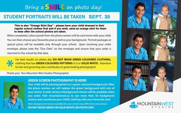 Next Day Notice Green Screen Flyer Parkview Elementary Fall 2019