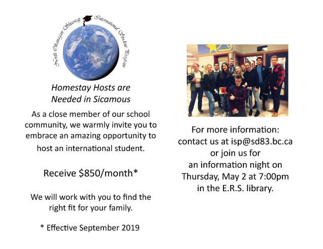 HomestayFlyerSicamous